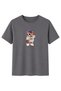 Women's Smoked Lovely Teddy Bear Printed T-Shirt 100% Cotton Comfortable Fit - 2