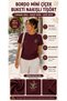 Women's Arma Floral Embroidered Lycra Combed Cotton Short Sleeve T-Shirt - 2