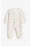 Baby Boy Baby Girl Romper Unisex Cotton Natural Cotton Patterned Snap Fastener Long Sleeve Newborn Baby Sleeping Bag - 2