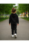 Children's 3-Thread Hooded Comfortable Tracksuit Set - 4