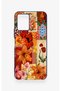 Vivo Y21S Compatible Orange Lily Patterned Silicone Case - 2