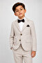 Boy's Linen Effect Suit - 8