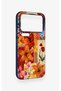 Mi 17 Pro Max Compatible Orange Lily Patterned Silicone Case - 3