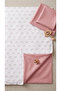 100% Cotton Double Padded and Bow-Tied Baby Bedding Set - 5