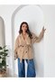 Women's Windbreaker Detailed Midi Length Belted Trench Coat