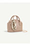 Holly Mink Scholarship Chain Detailed Hand & Shoulder Bag - 5