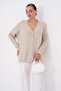 Women's Buttoned Long Cardigan 265156