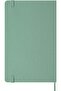 Textured Hard Cover Unlined Notebook L Size 13X21 cm Sage Green - 2