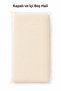 Quilt Pillow - Pillow Cushion - King Size Pillow - Döşek Pillow - Cream Color - 100X50X50 cm - 6 Pieces - 4