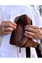 Genuine Leather Zippered Premium Crossbody Bag 2161 - 4