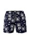 Egyptian Men's Soft Floral Patterned Sea Shorts Marine - 4