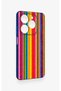Tecno Spark 20C Compatible Colorful Patterned Silicone Case - 3