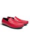 Red Floter Red Color Laceless Genuine Leather Men's Shoes