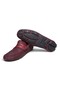 Bordo Puzzle Bordo Color Laceless Genuine Leather Men's Shoes - 3