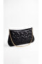 Star Patterned Chain Strap Portfolio Handbag and Shoulder Bag Lined Clutch Bag - 5