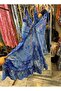 Silk Ruffle Detailed Varaklı Ebruli Authentic Mini Dress Std 36-42 - 5