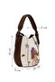 Women's Multicolor Patterned Shoulder Bag 26Sbd251814 - 2