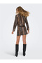 Onlparis Snake Skirt Esp Otw / Snake Leather Printed Skirt - 4