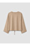 Lcw Modest Beige Ornate Buttoned Oversize Women's Kimono - 2