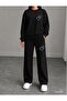 Mini Diamond Heart Printed Women's Tube-Cut Collar Bottom/Top Sweat Suit