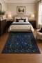 Decorative Carpet Non-Slip Base Stain-Resistant Washable Rug Custom Size Living Room Carpet 5006 - 2
