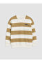 Esvab • Modern & Distinctive Zero Roba Collar Striped Boys' Sweatshirt - 3