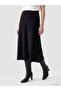 Esvab • Modern & Distinctive A-Line Knitwear Skirt with Waist Cord - 3