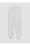 Xside Gray Embroidered Women's Thick Jogger Sweatpants - 6