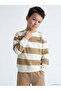 Esvab • Modern & Distinctive Zero Roba Collar Striped Boys' Sweatshirt - 2