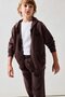 100% Cotton Hooded Printed Washed Effect Zippered Cardigan for Boys I0664A826Au - 3