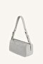 Women's Buckle Detailed Suede Baguette Shoulder Bag G6863Axns - 3