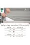 شرشف سرير مفرد من القطن بنسبة 100% من بيزونا، مقاس 90×200 سم، لون ابيض، عدد - 2