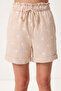 Embroidered Muslin Shirt Shorts Set Lax0014 Cream - 6