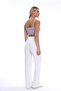 Linen Mixed Stylish Loose Fit Pants White - 4