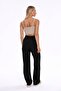 Linen Blend Loose Fit Pants - 4