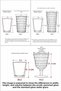 Acrylic Allegra Transparent 18 Piece Water Soft Drink Coffee Side Glass 400 Ml- 450 Ml- 750 ml (Not Glass) - 5