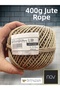 400 Grams. Waxed Burlap Twine - Waxed Jute Twine - Premium a Quality