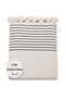 Cotton Non-Slip Wicker Woven Sofa Cover (180X220) - Cream Gray