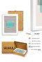 White Wooden Framed 2 Piece Set Painting Huhu141 - 2