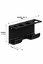Wall Mounted Bathroom Organizer Hair Dryer Stand |   Hair Dryer Organizer Hanger |   Premium Bathroom Organizer - 3