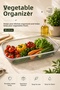 Metal Vegetable and Fruit Organizer 30X21 cm Kitchen Cabinet Organizer Basket