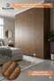 Self Adhesive Wood Look Kitchen Bathroom Countertop Wall Cabinet Table Veneer 60X500cm - 3