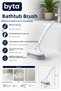Bathtub Cleaning Brush Multi-Purpose Bathroom, Tile, and Shower Enclosure Cleaning Brush with Ergonomic Handle