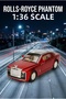 Rolls-Royce Phantom 1:36 Scale Metal Model Car - Car with Opening Doors, Lights and Sound