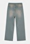 Mavi Lastikli Yüksek Bel Comfort/Orta Esnek YENİ WİDE LEG Büyük Beden Jeans TBBSS26CJ00044 - 6