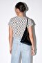 White Polka Dot Short Sleeve Lycra Body Tdrss26Bd00003 - 4