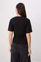 Siyah-Ekru 2'li Fitted/Vücuda Oturan Kısa Kollu Esnek Örme T-Shirt TWOSS26TS00319 - 4