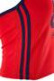 Red Slogan Fitted Halter Neck Sleeveless Crop Cotton Stretch Knitted Undershirt Twoss26Al00146 - 8