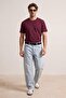 Burgundy- White- Black 3-Pack Slim/Fitted Basic 100% Cotton T-Shirt Tmnss19Bo0007 - 5