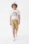 Ecru Boy's Printed Knitted T-Shirt Tkdss26Ts00096 - 2